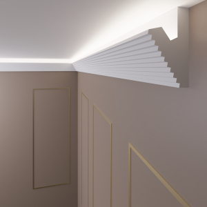 10 Meter Wandleisten Profil für indirekte Beleuchtung OL-33 LED